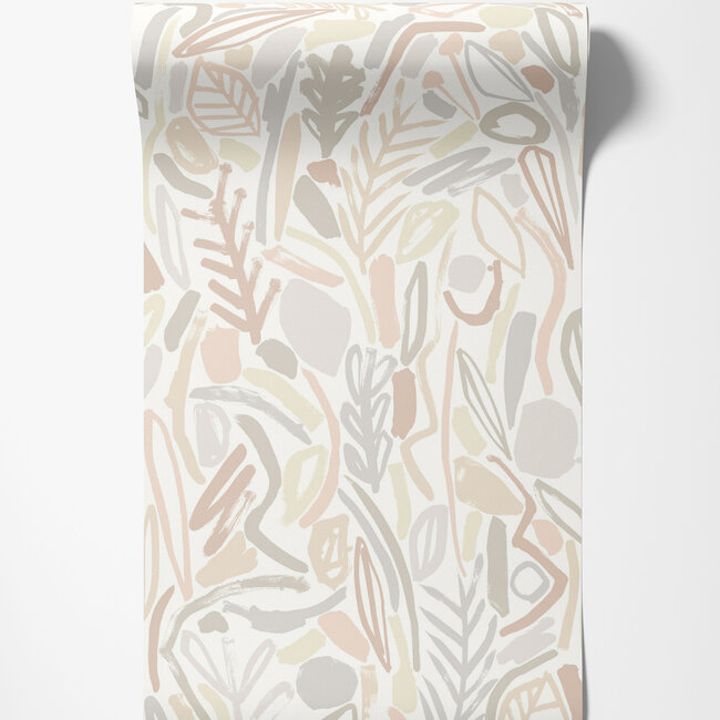 Dutch Wallcoverings Dutch Wallcoverings - FC Glasshouse- Verdure Parchment - Vliesbehang - 10m x 50cm - GHS50143W