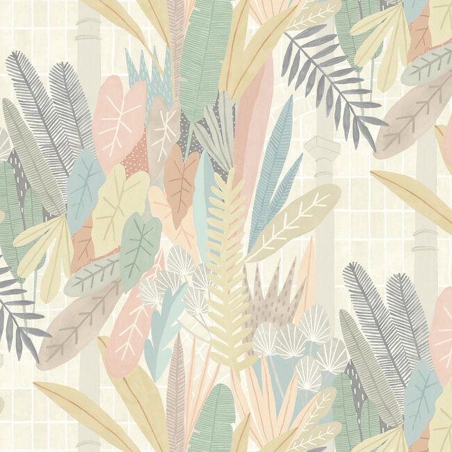 Dutch Wallcoverings Dutch Wallcoverings - FC Glasshouse- Glasshouse Blush/Apricot - Vliesbehang - 10m x 50cm - GHS50149W