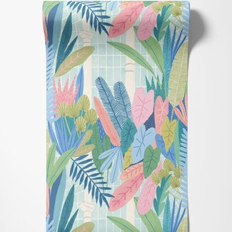 Dutch Wallcoverings Dutch Wallcoverings - FC Glasshouse- Glasshouse Indigo/Pink - GHS50151W