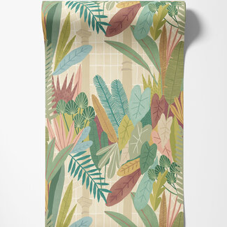 Dutch Wallcoverings Dutch Wallcoverings - FC Glasshouse- Glasshouse Forest/Chestnut - GHS50152W