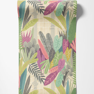 Dutch Wallcoverings Dutch Wallcoverings - FC Glasshouse- Glasshouse Heather/Olive - GHS50155W