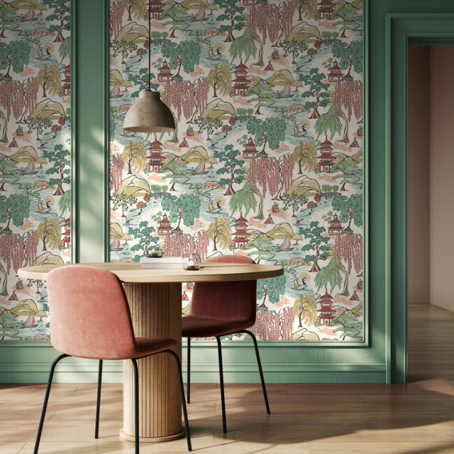 Dutch Wallcoverings Dutch Wallcoverings - Hanashi - Oka Blossom - Vliesbehang - 10m x 50cm - HAN50104W