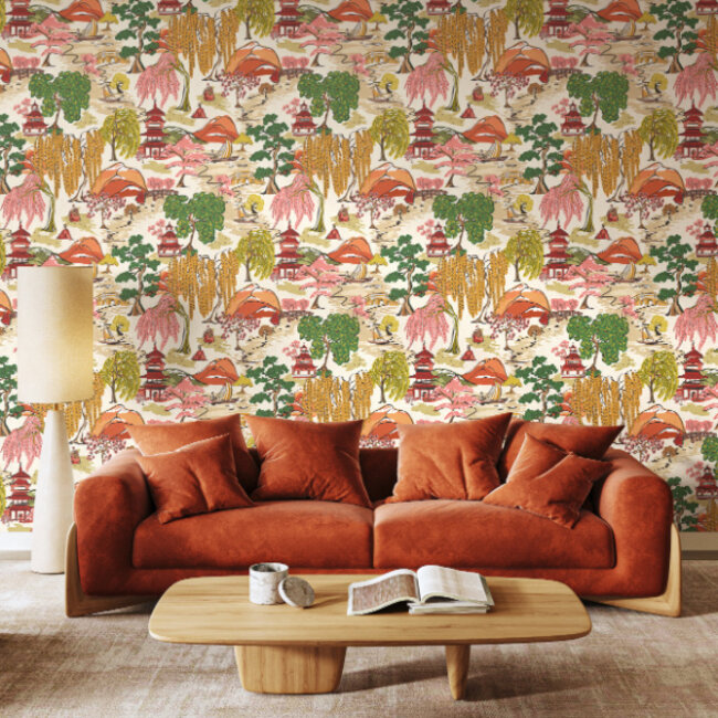 Dutch Wallcoverings Dutch Wallcoverings - Hanashi - Oka Koi - Vliesbehang - 10m x 50cm - HAN50105W