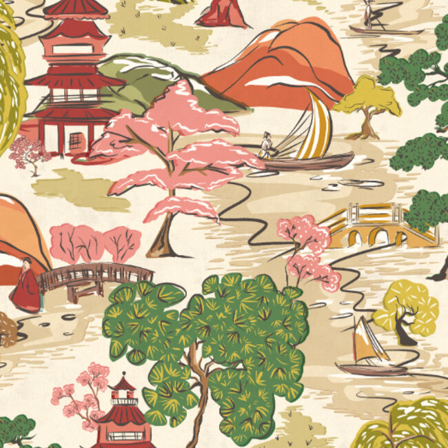 Dutch Wallcoverings Dutch Wallcoverings - Hanashi - Oka Koi - Vliesbehang - 10m x 50cm - HAN50105W
