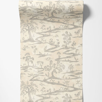 Dutch Wallcoverings Dutch Wallcoverings - Hanashi - Kaiwa Wolf Mist - HAN50108W