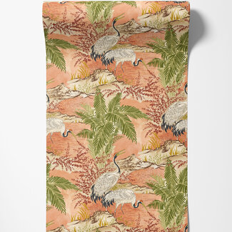 Dutch Wallcoverings Dutch Wallcoverings - Hanashi - Kansho Cinnamon - HAN50132W