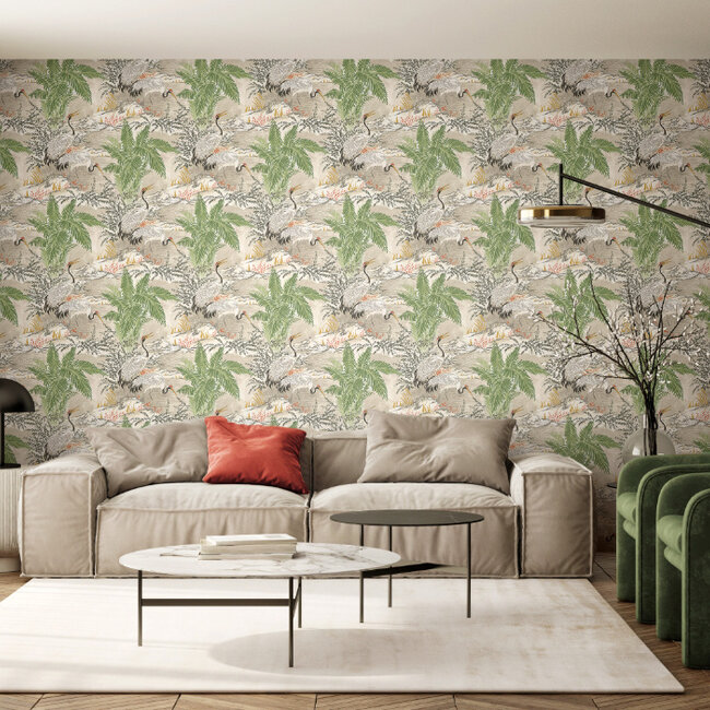 Dutch Wallcoverings Dutch Wallcoverings - Hanashi - Kansho Porcelain - Vliesbehang - 10m x 50cm - HAN50134W