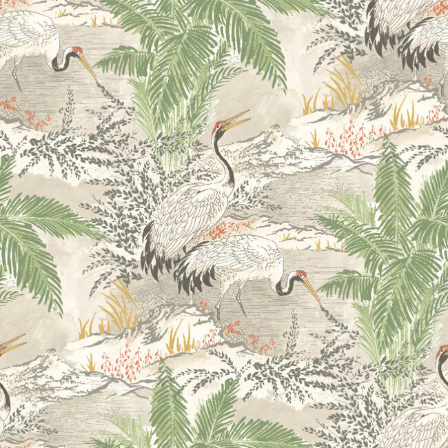 Dutch Wallcoverings Dutch Wallcoverings - Hanashi - Kansho Porcelain - Vliesbehang - 10m x 50cm - HAN50134W