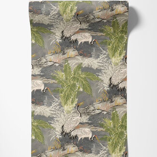 Dutch Wallcoverings Dutch Wallcoverings - Hanashi - Kansho Platinum - HAN50135W