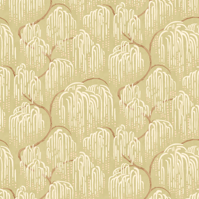 Dutch Wallcoverings Dutch Wallcoverings - Hanashi - Shizu Laurel - Vliesbehang - 10m x 50cm - HAN50137W