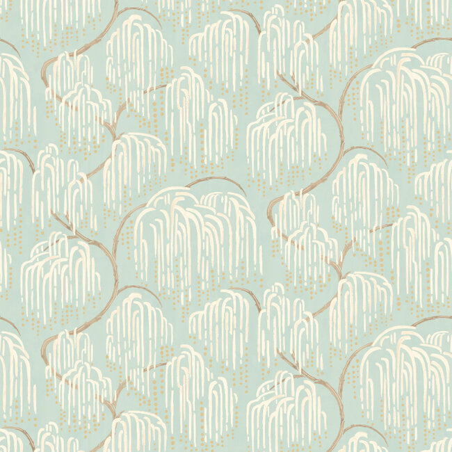 Dutch Wallcoverings Dutch Wallcoverings - Hanashi - Shizu Seafoam - Vliesbehang - 10m x 50cm - HAN50138W