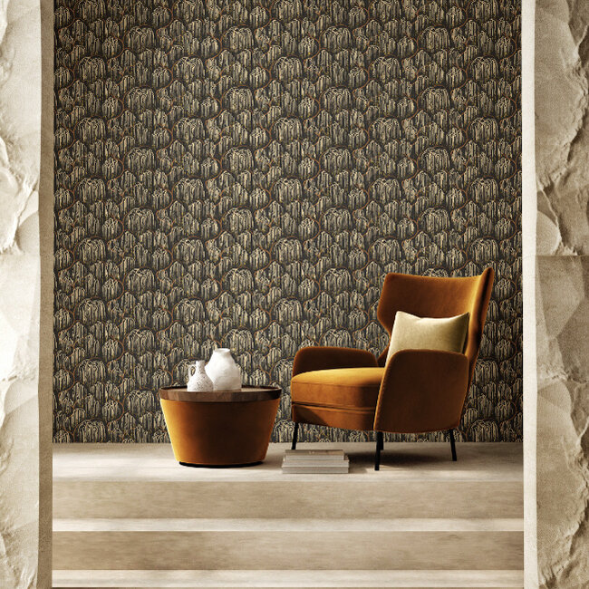 Dutch Wallcoverings Dutch Wallcoverings - Hanashi - Shizu Sable Mix - Vliesbehang - 10m x 50cm - HAN50140W