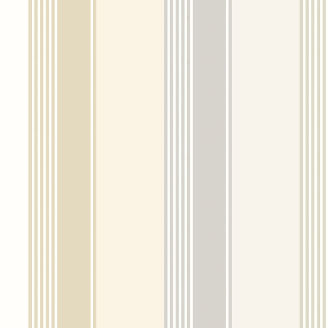 Dutch Wallcoverings Dutch Wallcoverings - FC Laid Bare- Multi Stripe Linen  - Vliesbehang - 10m x 50cm - LBK50109W