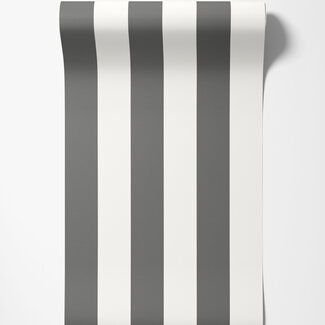 Dutch Wallcoverings Dutch Wallcoverings - FC Laid Bare- Bloc Stripe Midnight - LBK50123W