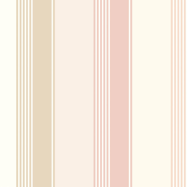 Dutch Wallcoverings Dutch Wallcoverings - FC Laid Bare- Multi Stripe Putty Mix - Vliesbehang - 10m x 50cm - LBK50134W