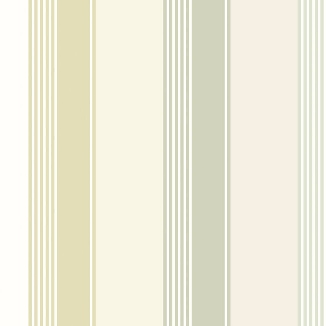 Dutch Wallcoverings Dutch Wallcoverings - FC Laid Bare- Multi Stripe Pistachio Mix - Vliesbehang - 10m x 50cm - LBK50139W
