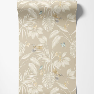 Dutch Wallcoverings Dutch Wallcoverings - FC Laid Bare- Hummingbird Straw - LBK50106W