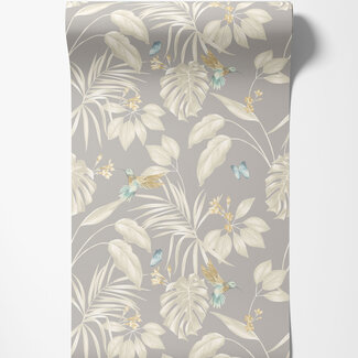 Dutch Wallcoverings Dutch Wallcoverings - FC Laid Bare- Hummingbird Flint - LBK50112W