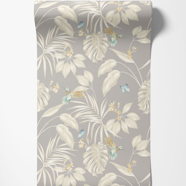 Dutch Wallcoverings Dutch Wallcoverings - FC Laid Bare- Hummingbird Flint - Vliesbehang - 10m x 50cm - LBK50112W