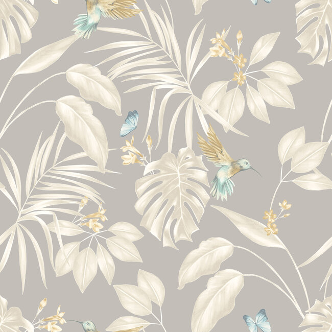 Dutch Wallcoverings Dutch Wallcoverings - FC Laid Bare- Hummingbird Flint - Vliesbehang - 10m x 50cm - LBK50112W