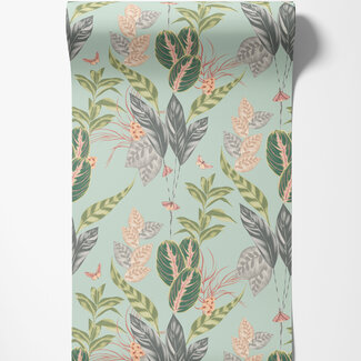 Dutch Wallcoverings Dutch Wallcoverings - FC Laid Bare- Spirit Viridian - LBK50152W