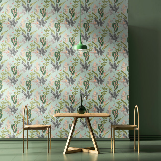 Dutch Wallcoverings Dutch Wallcoverings - FC Laid Bare- Spirit Viridian - Vliesbehang - 10m x 50cm - LBK50152W