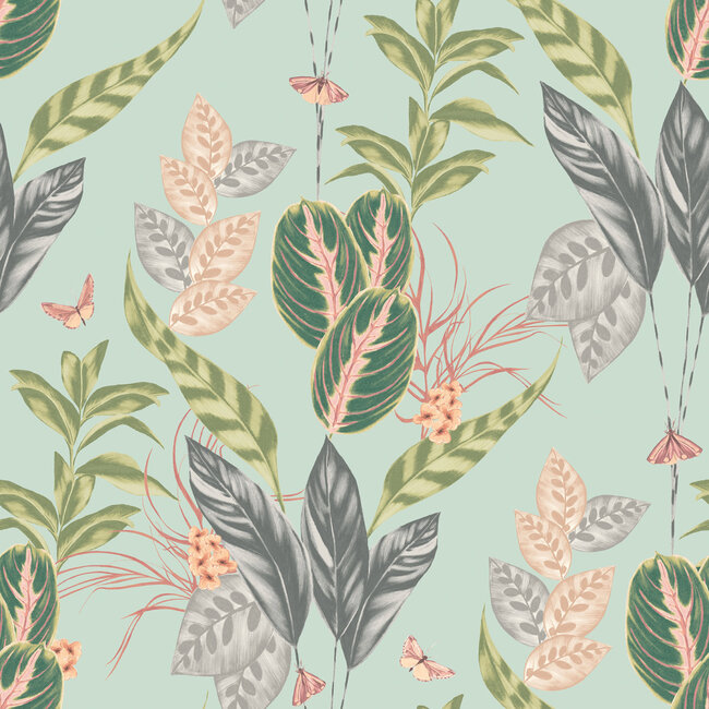 Dutch Wallcoverings Dutch Wallcoverings - FC Laid Bare- Spirit Viridian - Vliesbehang - 10m x 50cm - LBK50152W