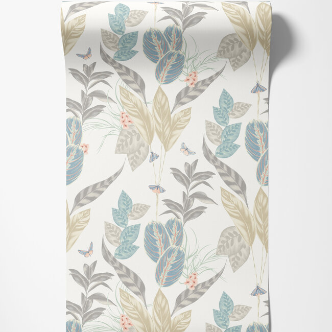 Dutch Wallcoverings Dutch Wallcoverings - FC Laid Bare- Spirit Soft Blue - Vliesbehang - 10m x 50cm - LBK50159W