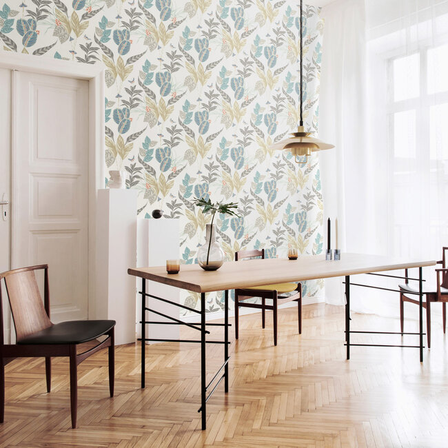 Dutch Wallcoverings Dutch Wallcoverings - FC Laid Bare- Spirit Soft Blue - Vliesbehang - 10m x 50cm - LBK50159W