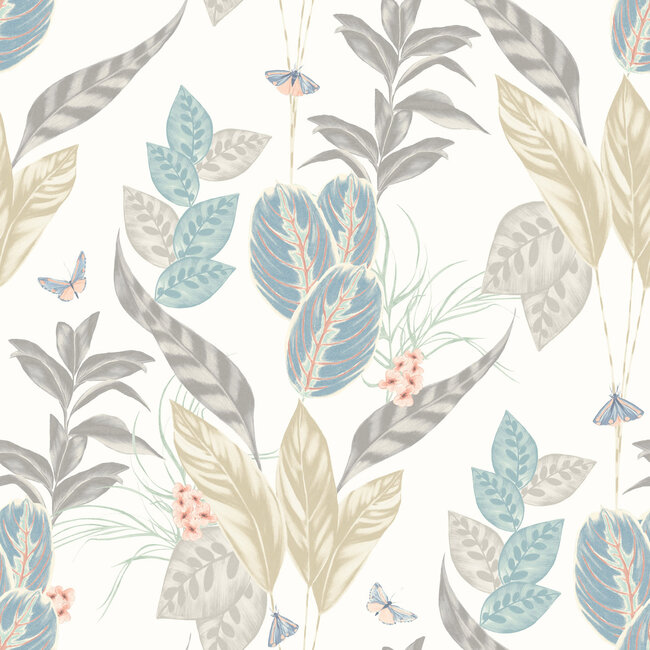 Dutch Wallcoverings Dutch Wallcoverings - FC Laid Bare- Spirit Soft Blue - Vliesbehang - 10m x 50cm - LBK50159W