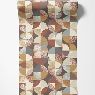 Dutch Wallcoverings Dutch Wallcoverings - FC Laid Bare- Orb Fox - LBK50130W