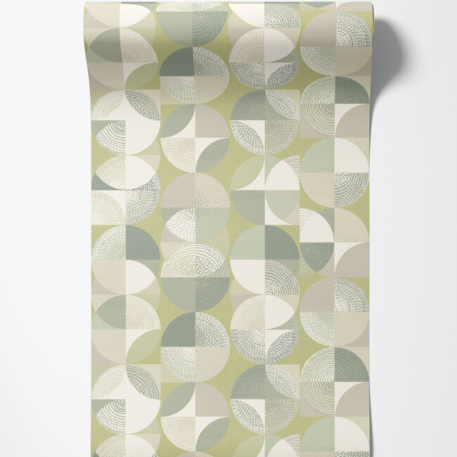 Dutch Wallcoverings Dutch Wallcoverings - FC Laid Bare- Orb Thyme - Vliesbehang - 10m x 50cm - LBK50145W