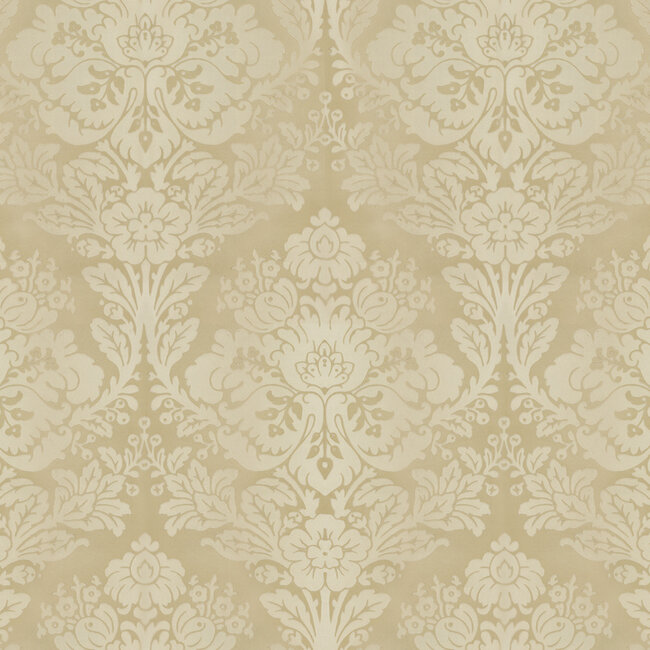 Dutch Wallcoverings Dutch Wallcoverings - FC New Tekko medaillon beige - Vliesbehang - 10m x 106cm - 20007