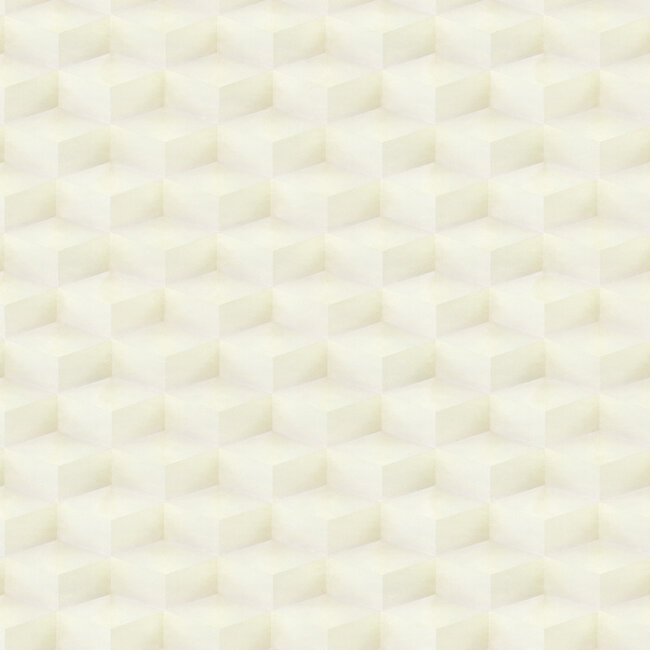 Dutch Wallcoverings Dutch Wallcoverings - FC New Tekko blokje wit - Vliesbehang - 10m x 106cm - 20019