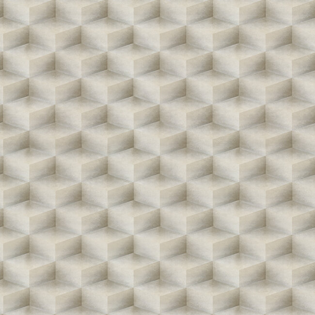 Dutch Wallcoverings Dutch Wallcoverings - FC New Tekko blokje grijs - Vliesbehang - 10m x 106cm - 20021