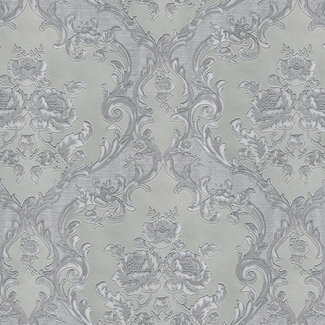 Dutch Wallcoverings Dutch Wallcoverings - FC New Tekko medaillon zilver - 20024