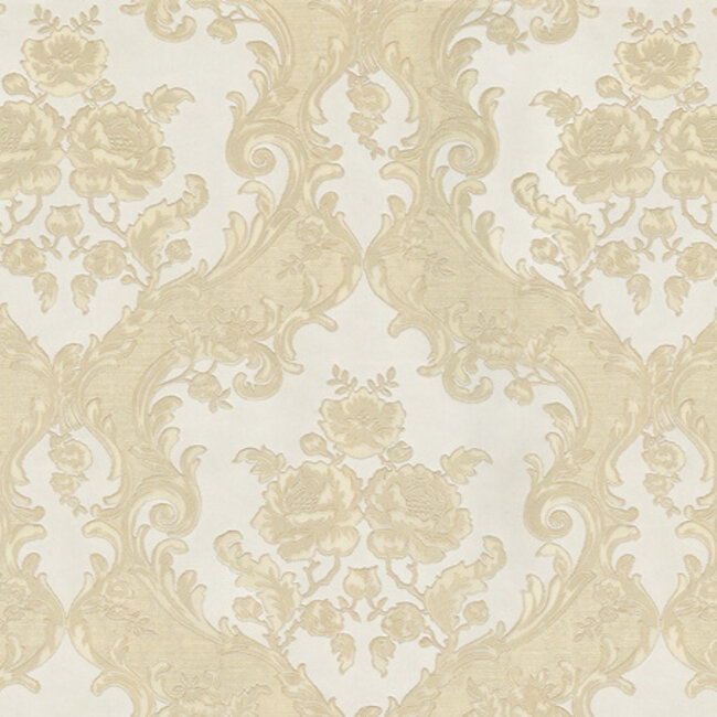 Dutch Wallcoverings Dutch Wallcoverings - FC New Tekko medaillon beige - Vliesbehang - 10m x 106cm - 20026