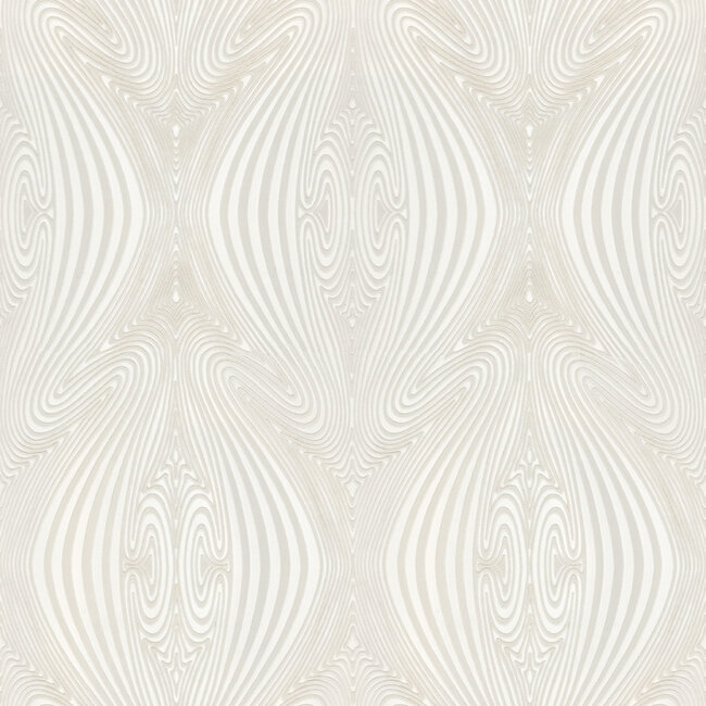 Dutch Wallcoverings Dutch Wallcoverings - FC New Tekko dessin wit - Vliesbehang - 10m x 106cm - 20042