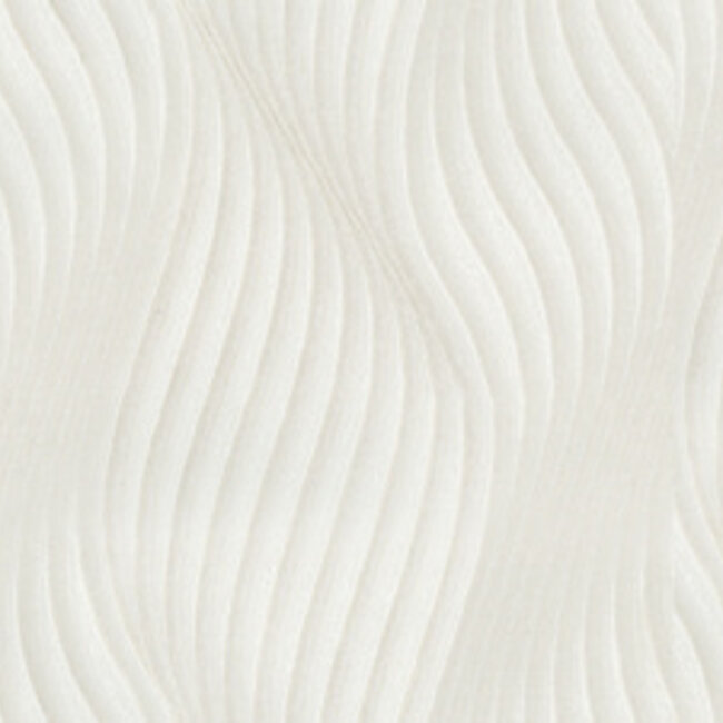 Dutch Wallcoverings Dutch Wallcoverings - FC New Tekko golf wit - Vliesbehang - 10m x 106cm - 20046