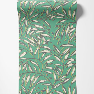 Dutch Wallcoverings Dutch Wallcoverings - FC Riches of Nature- Lorena Vine Emerald - RON50111W