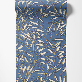 Dutch Wallcoverings Dutch Wallcoverings - FC Riches of Nature- Lorena Vine Indigo - RON50113W