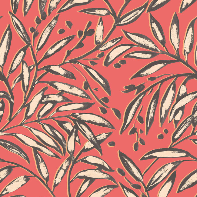 Dutch Wallcoverings Dutch Wallcoverings - FC Riches of Nature- Lorena Vine Candy Apple - Vliesbehang - 10m x 50cm - RON50114W