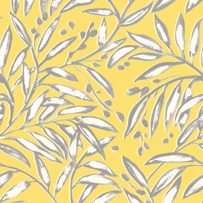 Dutch Wallcoverings Dutch Wallcoverings - FC Riches of Nature- Lorena Vine Sunshine - Vliesbehang - 10m x 50cm - RON50115W