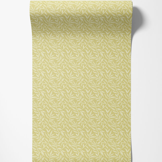 Dutch Wallcoverings Dutch Wallcoverings - FC Riches of Nature- Dotty Leaf Fern - Vliesbehang - 10m x 50cm - RON50141W