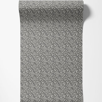 Dutch Wallcoverings Dutch Wallcoverings - FC Riches of Nature- Dotty Leaf Charcoal - RON50144W