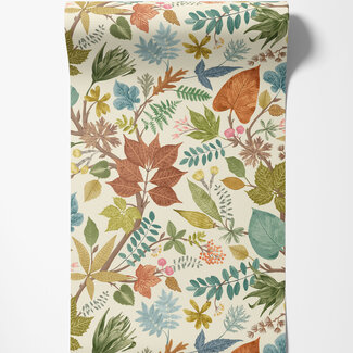 Dutch Wallcoverings Dutch Wallcoverings - FC Riches of Nature- Lush Leaves Marmalade - RON50121W