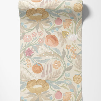 Dutch Wallcoverings Dutch Wallcoverings - FC Riches of Nature- Clementine Chalk/Parchment - RON50151W