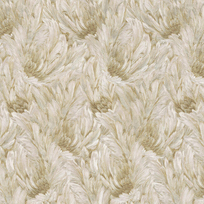Dutch Wallcoverings Dutch Wallcoverings - FC Roberto Cavalli 9- veer beige - Vliesbehang - 10m x 106cm - 21002