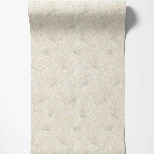 Dutch Wallcoverings Dutch Wallcoverings - FC Roberto Cavalli 9- veer wit - Vliesbehang - 10m x 106cm - 21003