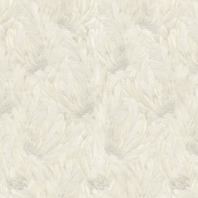 Dutch Wallcoverings Dutch Wallcoverings - FC Roberto Cavalli 9- veer wit - Vliesbehang - 10m x 106cm - 21003
